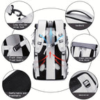 Men'S Travel Backpack, Airline Approved Carry On Backpack,  With Shoe Compartment, 17.3-inch Laptop Backpack,