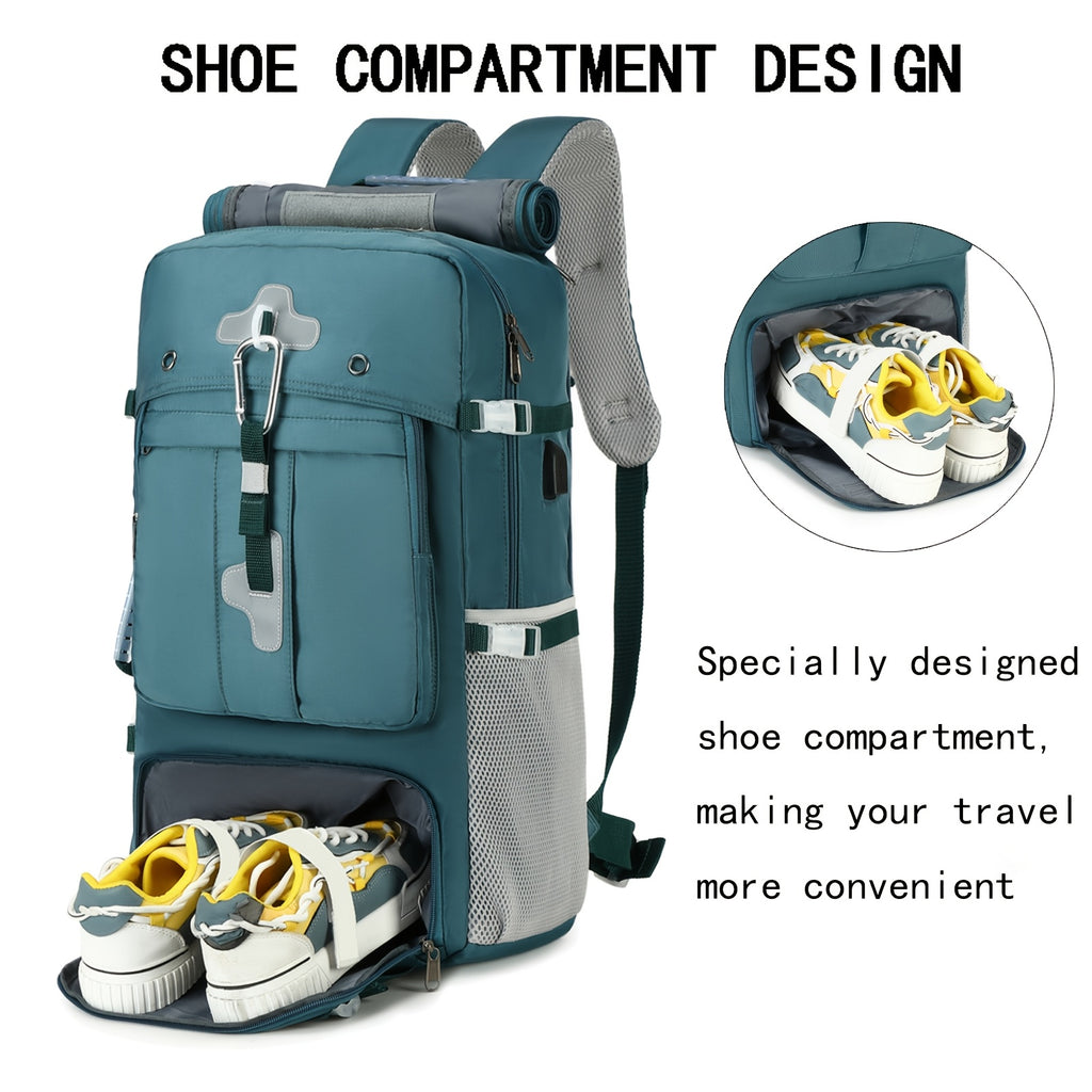 Travel Backpack, With Shoe Compartment, Casual Luggage Bag, Computer Backpack,