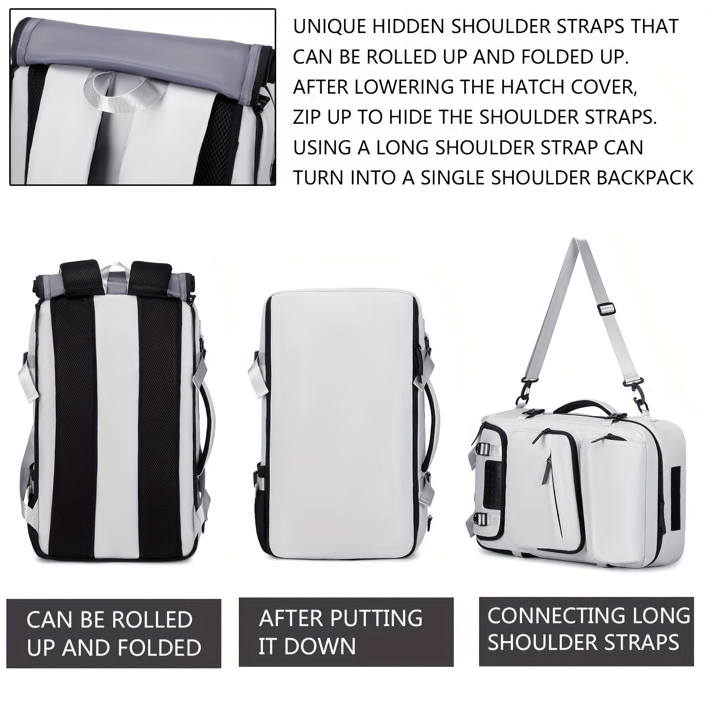 Men'S Travel Backpack, Airline Approved Carry On Backpack,  With Shoe Compartment, 17.3-inch Laptop Backpack,
