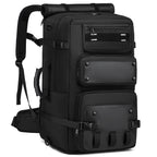 Large Travel Backpack Expandable With Shoe Storage Multilayer Luggage Bag 17.3 Laptop Waterproof