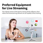2025 new multifunctional anti shake Selfie Stick Wireless Stand Bluetooth Remote Tiktok Live Streaming for iPhone Mobile Phone