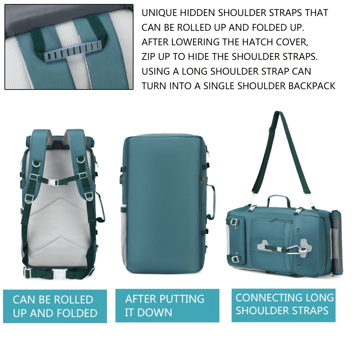 Travel Backpack, With Shoe Compartment, Casual Luggage Bag, Computer Backpack,